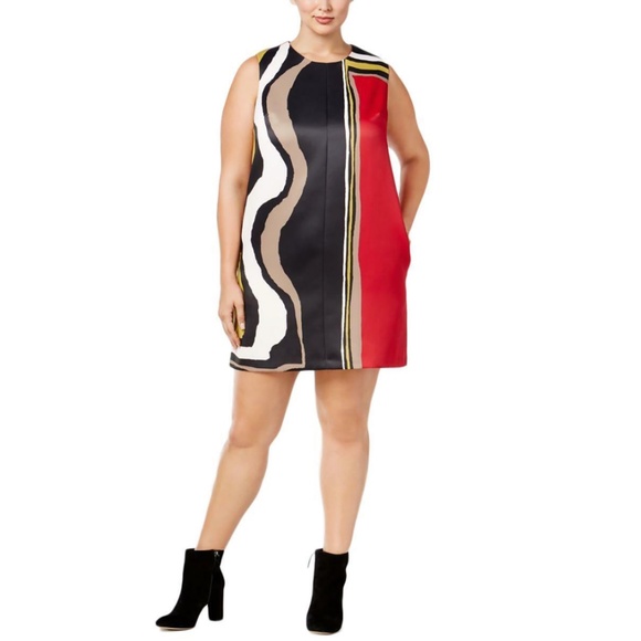 Brand New Rachel Rachel Roy Plus Curvy Sleeveless Dress‎ Size OX Hidden Pockets - Picture 1 of 13